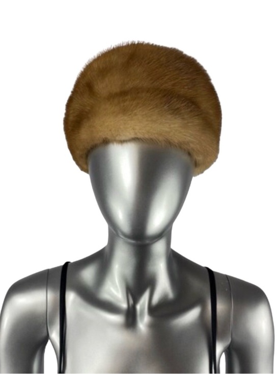 Autumn Haze MINK Hat, Sz 21-1/2”, Certified Vintage Fur main image 5